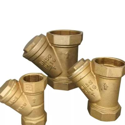 China High Pressure Y Filter Brass Strainer Check Valve 1/2-2 Inch Y Check Valve Check Valve for sale