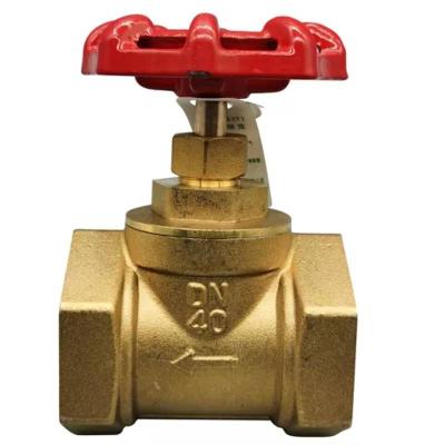 China Brass Water Switch Gate Valve Manufacturer 1/2 - 4 Inch BSPT Thread Handle High Pressure Water Wheel Brass Ball Valve for sale