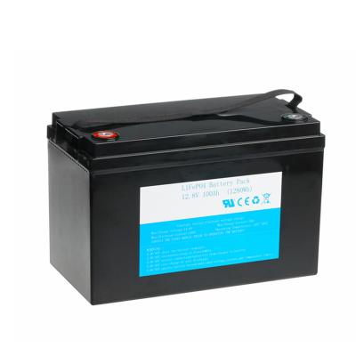 China OEM 100A BMS Lithium Iron Phosphate Built-in Battery 12v 12.8v 100ah Lifepo4 Rechargeable Deep Cycle Battery Cell for sale