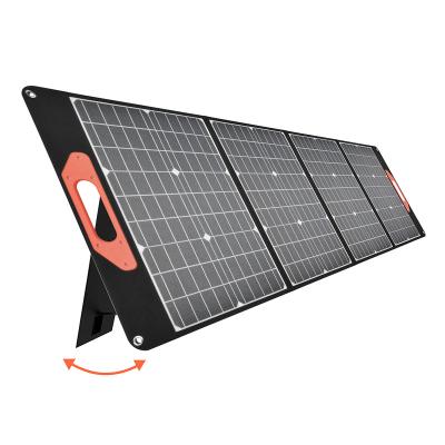 China Factory Price 4 Times 100W 200W Outdoor Portable Foldable Solar Panel System Home Manufacturers Small Solar Panel 125mmx125mm for sale