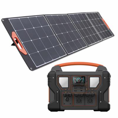 China High Efficiency ETFE Film 125mmx125mm Portable Flexible Film Camping Power Station Charger Sunpower Solar Cells Mono Foldable Solar Panels for sale