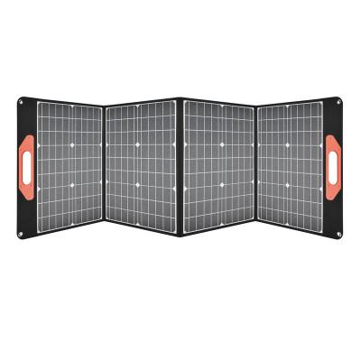 China SunPower Solar Power System Foldable Solar Cells ETFE Portable Foldable Solar Power System Charger 200W Solar Panel For Solar Generator for sale