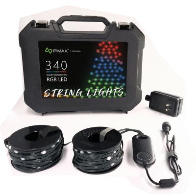 China String Smart App Control RGB IC Christmas Tree Lights for sale