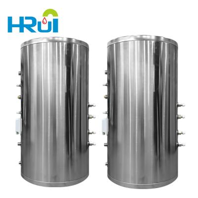 China Factory supply outdoor pressure stainless steel heat recovery tank 150L and heat pump heating tank 150l-200l for sale