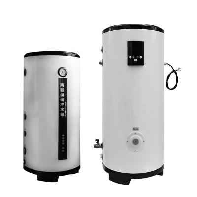 China Hotel 100 Liter 304/316/ OEM Safety Stainless Steel Hot Water Buffer Free Duplex Tank for sale