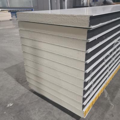 China 930/1000/1120mm Exterior Steel Wall Cladding Building Material PU/PIR/Polyurethane Insulation Sandwich Panel for sale