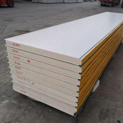 China 930/1000/1120mm Insulated PU/PIR/Polyurethane Sandwich Panel For Prefab House/Workshop/Warehouse for sale