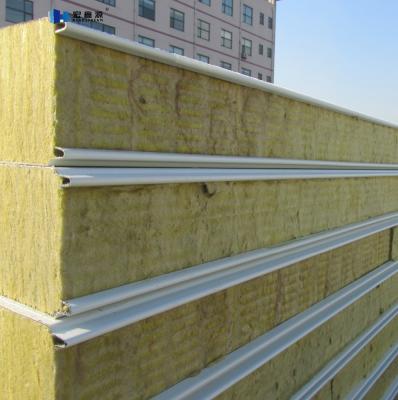 China Australia Industrial Fireproof Z-lock Rock Wool Insulation 60min Sandwich Panel for sale