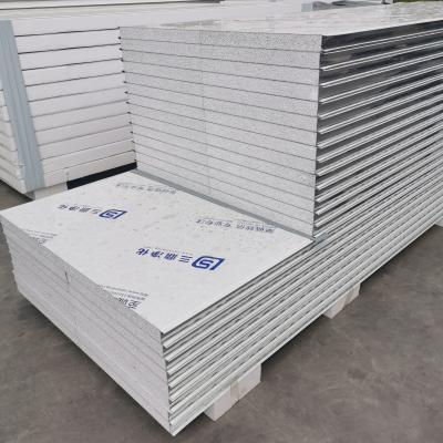 China 950/1150/980mm Light Weight Fireproof Structural Insulated Wall / Roof Polystyrene EPS Sandwich Panel for sale