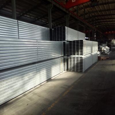 China Warehouse Spain popular perforated steel purlin steel structure for workshop warehouse for sale