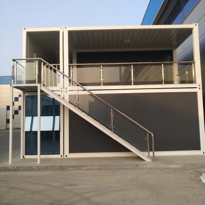 China Steel Easy And Quickly Build Prefab Container Parking Lot House for sale