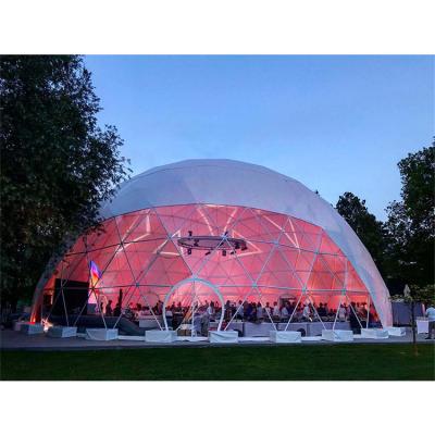 China Event 10 Meters Dome Tent Geodesic Dome Tent With Reinforcement Globe Geodesic Dome For Events for sale