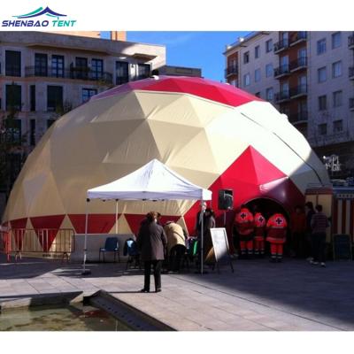 China Red Color Camping Tent OEM Birthday Party Concert Dome Commercial Tent for sale