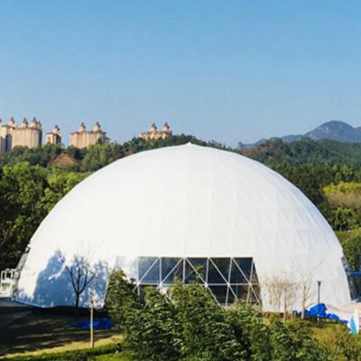 China Large hotel tent geodesic dome luxurious resort tent UV resistant outdoor dome tent dome house for sale for sale