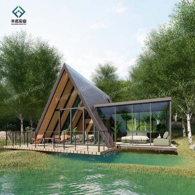 China UV Resistant Triangle Shape Modern Design Homes Rapid Concrete Prefab Homes for sale