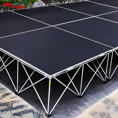 China Aluminum Alloy 6082-T6/6061-T6 China Manufacturer Directory Aluminum Church Stage Backdrop Led Screen Round Wedding Stage Platform for sale