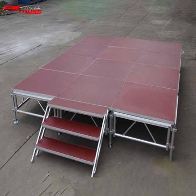 China Adjustable Legs China Truss Stage For Outdoor Concert Stage Frame Structure Stage Equipment for sale