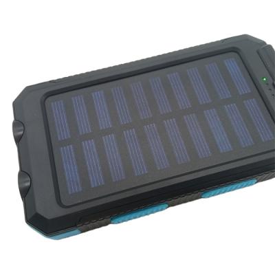 China 20000mah IP67 IPX6 Solar Power Bank Charger Solar Power Fast Charging Bank For Smartphone 20000mah for sale