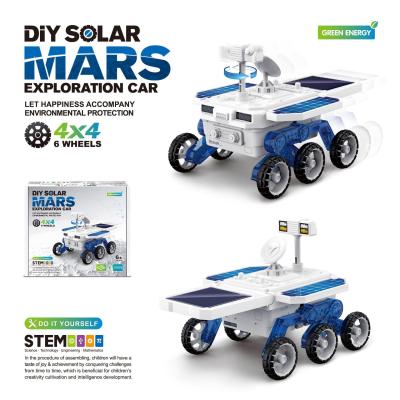 China 100% Eco-friendly Mars Educational Solar Robot Kits Science Stem Diy Toys Powered Cars For Kid for sale