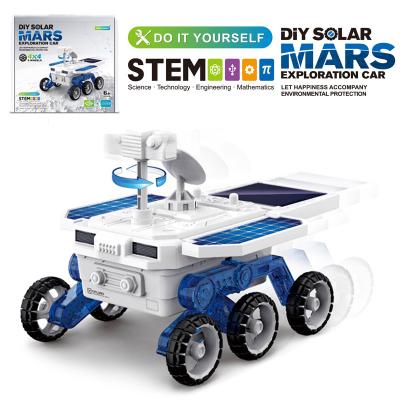 China 100% Newest Eco-friendly DIY Mars Exploration Solar Cars Toy Climbing Vehicles Science Building Educational Learning Toys For Children for sale