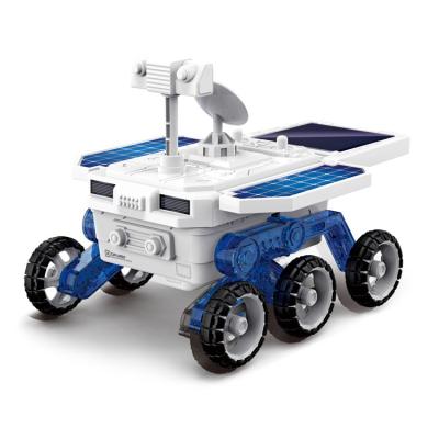 China 100% Eco-friendly Off-Road Vehicle Toy Mars Rover Model Solar Police Car Robot Kit Educational Robot Kits for sale