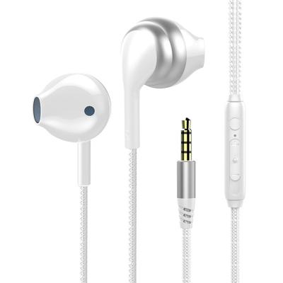 China Silica Gel Liquid Arc Aunshine Noise Cancel Stereo Wired Earphone Max Noise Canceling Stereo Earphone for sale