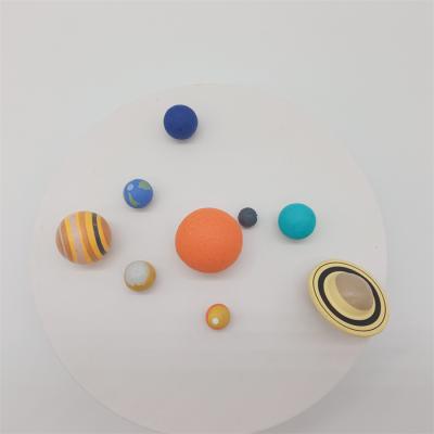 China DIY Decompression Eco-Friendly Toys Nine Eight Planets Solar System Model Kit Solar System Model Planets Toys for sale