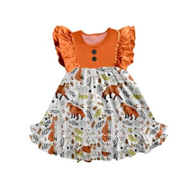 China Eco-Friendly Fox Eco-Friendly Baby Wholesale Summer Sleeveless Outfits for sale