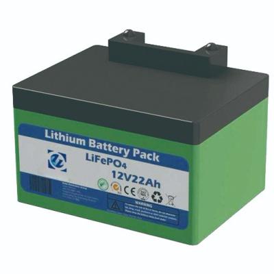 China Electric Golf Cart 12.8V22Ah Lithium Ion Phosphate Battery; Golf 12V22Ah LiFePO4 battery; Approved by UN38.3 and MSDS 168*128*102mm for sale