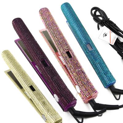 China Professional Salon Commercial Power Off Pink Automatic Hair Straightener And Curler Flat Iron Hair Straightener for sale