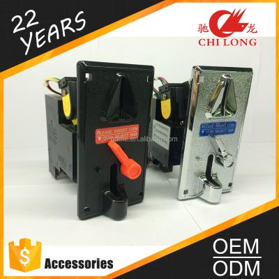 China Accept Different Country Coin Selector Accessory Coin Acceptor CPU Comparison Plastic Electronic Coin Arcade Games Machine Coin Mechanism for sale