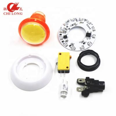 China For Arcade Arcade Push Buttons With Mechanical Switch LED 3A Push Button for sale