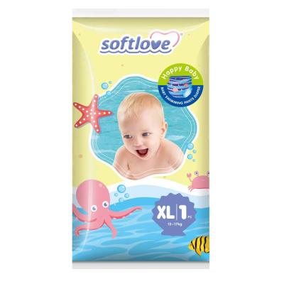 China Softlove XL Size New Baby Diapers Desgin Swim Printed Swim Diaper Hot Sale for sale