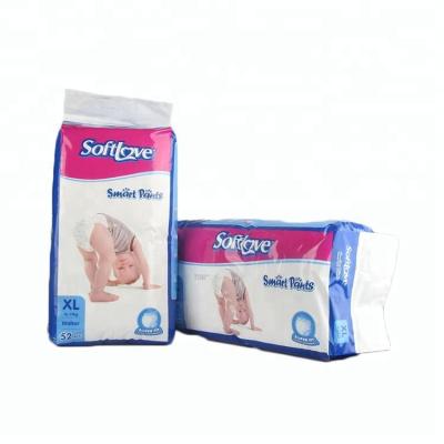 China Softlove Wholesale 20s Premium Anion XL Baby Printed Waterproof Diaper for sale