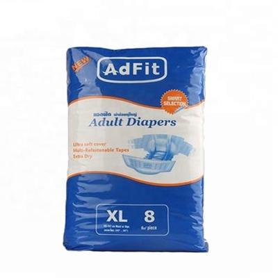 China Adfit Embroidered Soft Breathable Disposable Raincoats Pull Up Adult Diaper for sale