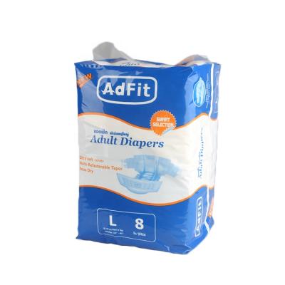 China Cheap Custom Disposable Adult Diaper Embroidered New Adfit Absorbent Top for sale