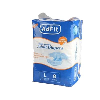 China Adfit Embroidered Custom 18' S Disposable Soft Absorbent Waterproof Adult Diapers for sale