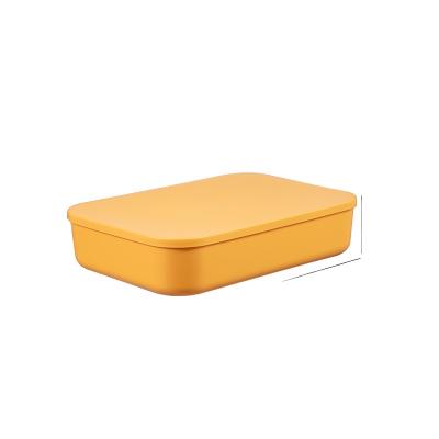 China AU CAT XM1014 DIY Handle Design Lid Edge Round Corners Modern Kitchen Desktop Storage Box With Lid for sale