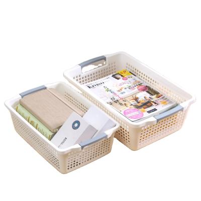 China LD6074-6075 Modern Sturdy Plastic Cat Au Fresh Food Storage Baskets Breathable Storage Baskets for sale