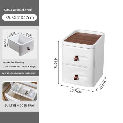 China Daily Necessities AU CAT BY6606-2 Drawer Multifunctional Japanese Plastic Storage Cabinets for sale