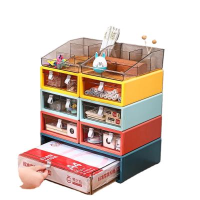 China DIY Au Colorful Cat DL026 Made in China Top Quality Desk Type Drawer Storage Box for sale