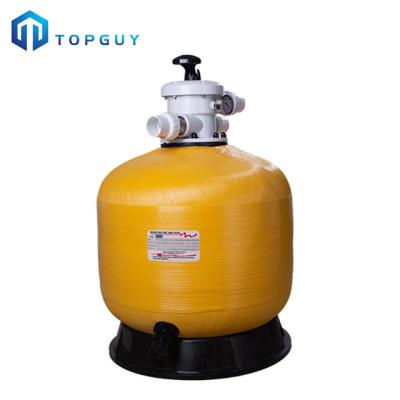 China Swimming Pool Water Filtration Top Mount Fiberglass Sand Filter Swimming Pool Filter Water Purification Equipment for sale