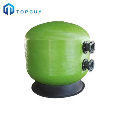 China Easy Install High Efficiency And Best Price Side Mount Fiberglass Swimming Pool Filter Tank / Pool Sand Filter With Valve System for sale