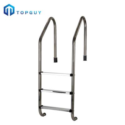 China Hot Sale Swimming Pool 304 Stainless Steel Swimming Pool Step Ladder for sale