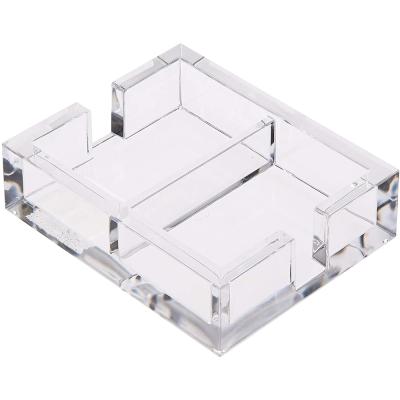 中国 Plexiglass / Plexiglass Acrylic Clear Desktop Cards Tray Acrylic Playing Card Decks Holder 販売のため