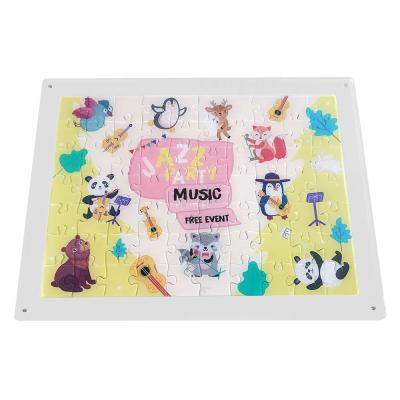 中国 Modern Stylish Home Decor Custom Jigsaw Puzzle Acrylic Game 販売のため