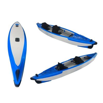 China Portable Wholesale Boat Lightweight Canoe Kayak Fishing Two Person Fishing Boats for sale