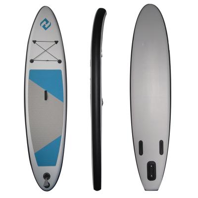 China New Design Inflatable Paddle Board Gray Sup Water Fun Paddle Board Lightweight Portable Sip Boards Wholesale for sale