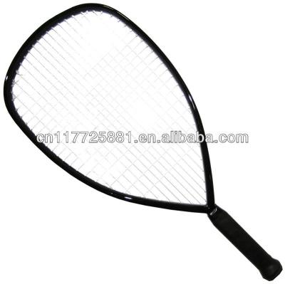 China One Piece 100% Carbon Fiber Racketball Racket Graphite With 100 inch2 Head Size And 17.5cm Long Handle for sale