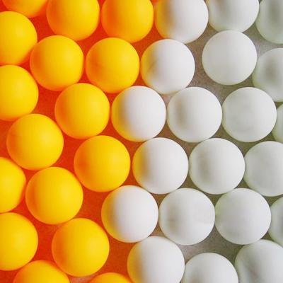 China 50 Pieces/A Celluloid Bag Table Tennis Balls Ping Pong Balls Orange White For Lucky Draw for sale